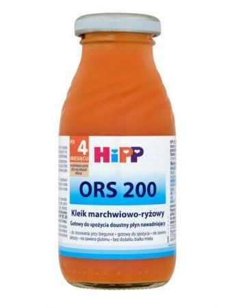 HIPP ORS 200 Kleik marchew/ryż od 4 mies.
