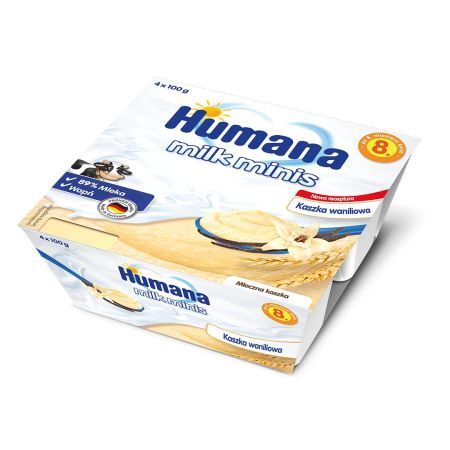 Humana Milk minis Deserek mleczny kaszka waniliowa