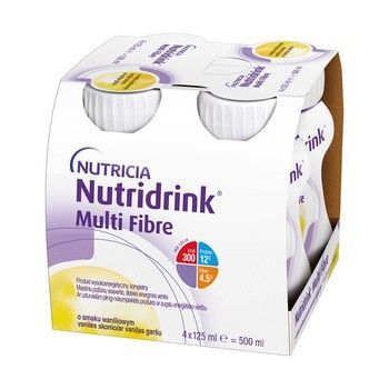 Nutridrink Multi Fibre Waniliowy 125ml 1 butelka