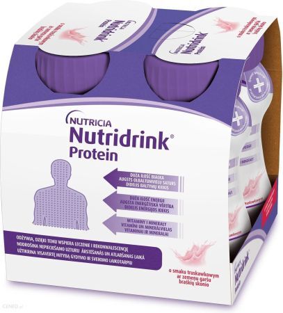 Nutridrink Protein Truskawkowy 125ml 1 butelka