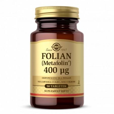 SOLGAR Folian (Metafolin®) 400 µg tabletki
